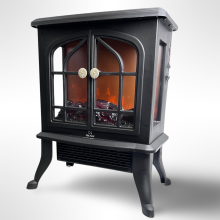 DBL MAX Fireplace Heater Log Burning Effect Stove 2000 Watt