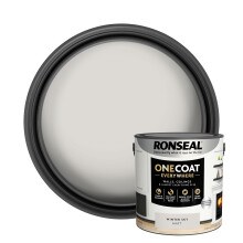 (Winter Sky) Ronseal One Coat Everywhere Matt Paint 2.5L