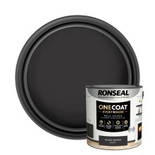(Black Pepper) Ronseal One Coat Everywhere Matt Paint 2.5L