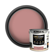 (Hazy Pink) Ronseal One Coat Everywhere Matt Paint 2.5L