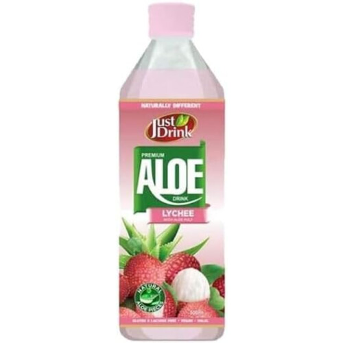 Just Drink Aloe 12 x 500ml Bottles - (Lychee)