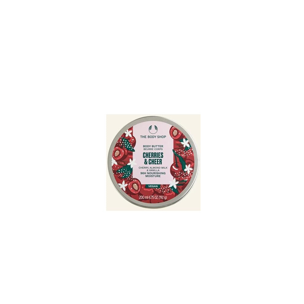 The Body Shop Cherries & Cheer - Cherry, Almond Milk & Vanilla 200Ml Body Butter - Vegan
