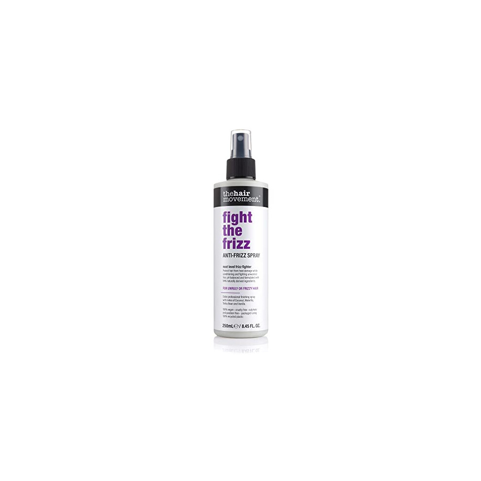 The Hair Movement. Fight The Frizz Anti-Frizz Spray For Dry & Damaged Hair Â Leave In Heat Protection Treatment Spray - Provides Instant Shine & Softness - Styling