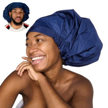 Gorro de Ducha Jumbo TTAT para Hombres y Mujeres con Cabello Afro y Largo