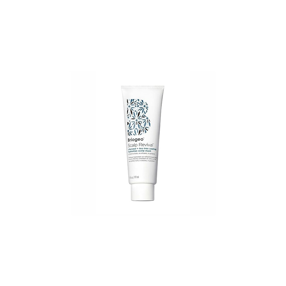 Briogeo Scalp Revival Charcoal + Tea Tree Cooling Hydration Scalp Mask | Dry Scalp Treatment And Moisturizer | Soothes A Dry, Flaky, Itchy Scalp | 177Ml