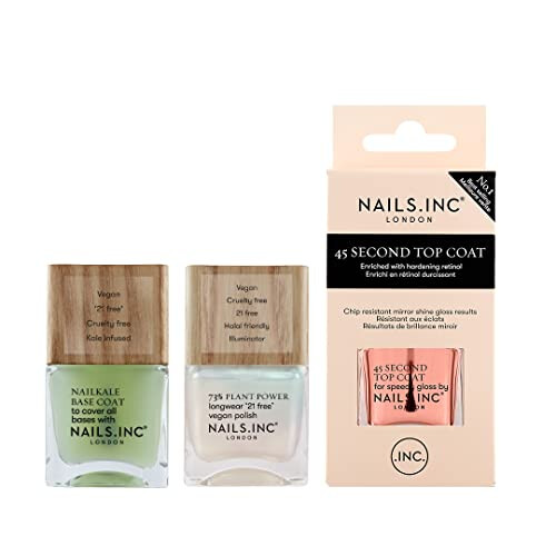 Nails.INC Nails.INC Glow For Good Nails 3-Piece Nail Set (Worth Value 39)
