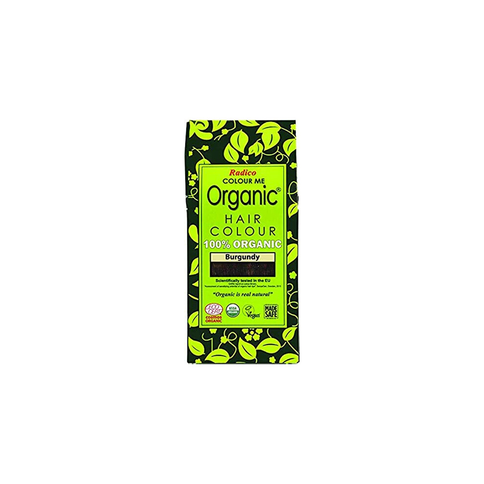 Radico Red Natural Organic Burgundy Hair Colour Hair Dye