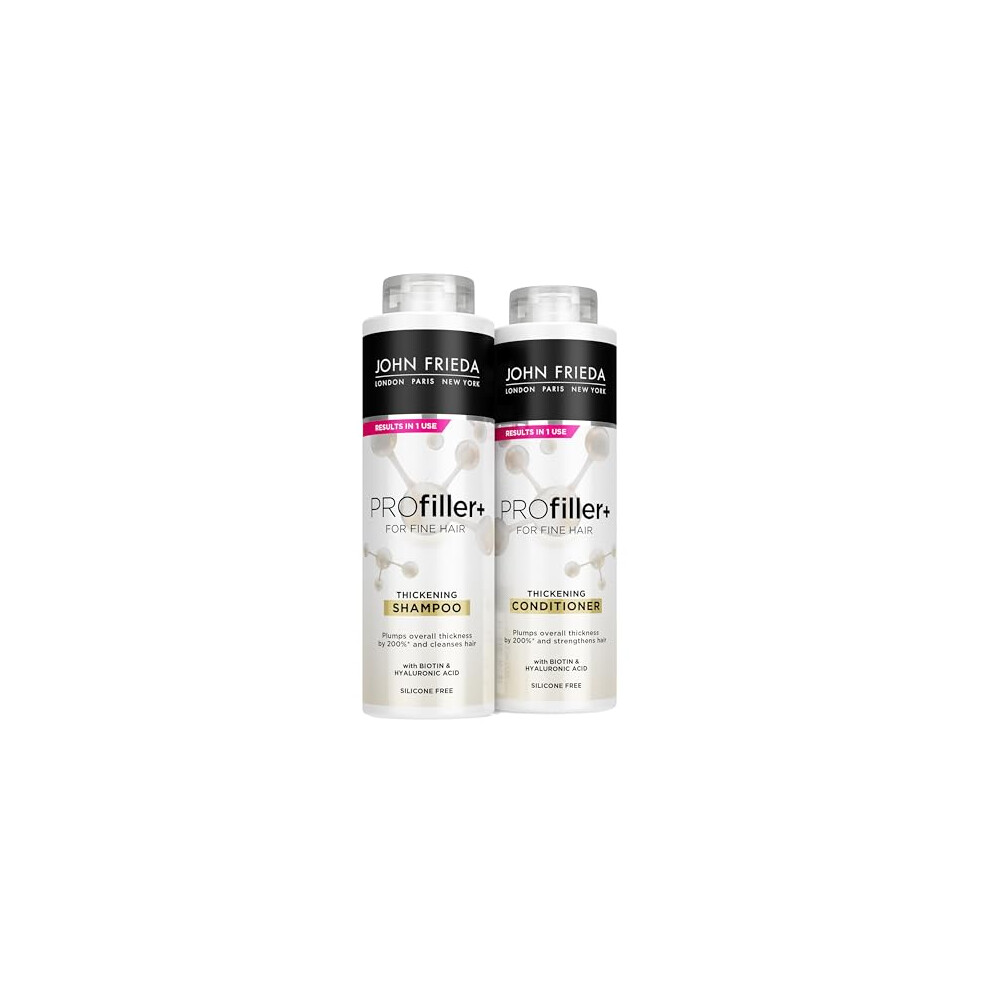 John Frieda Pro Filler+ Shampoo And Conditioner 500Ml Duo Pack