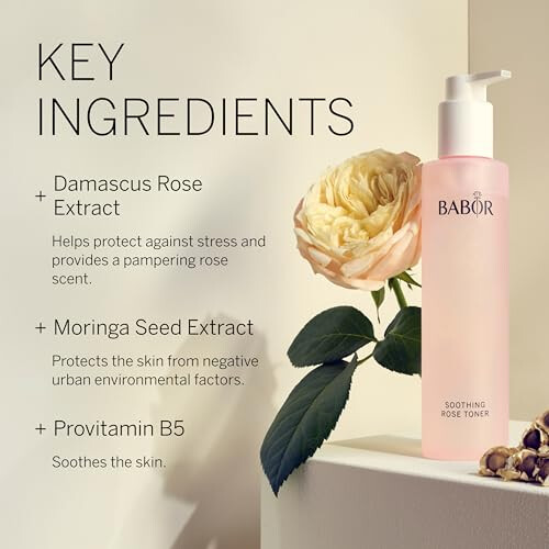 Babor Soothing Rose Toner 200ml - tonique hydratant 2