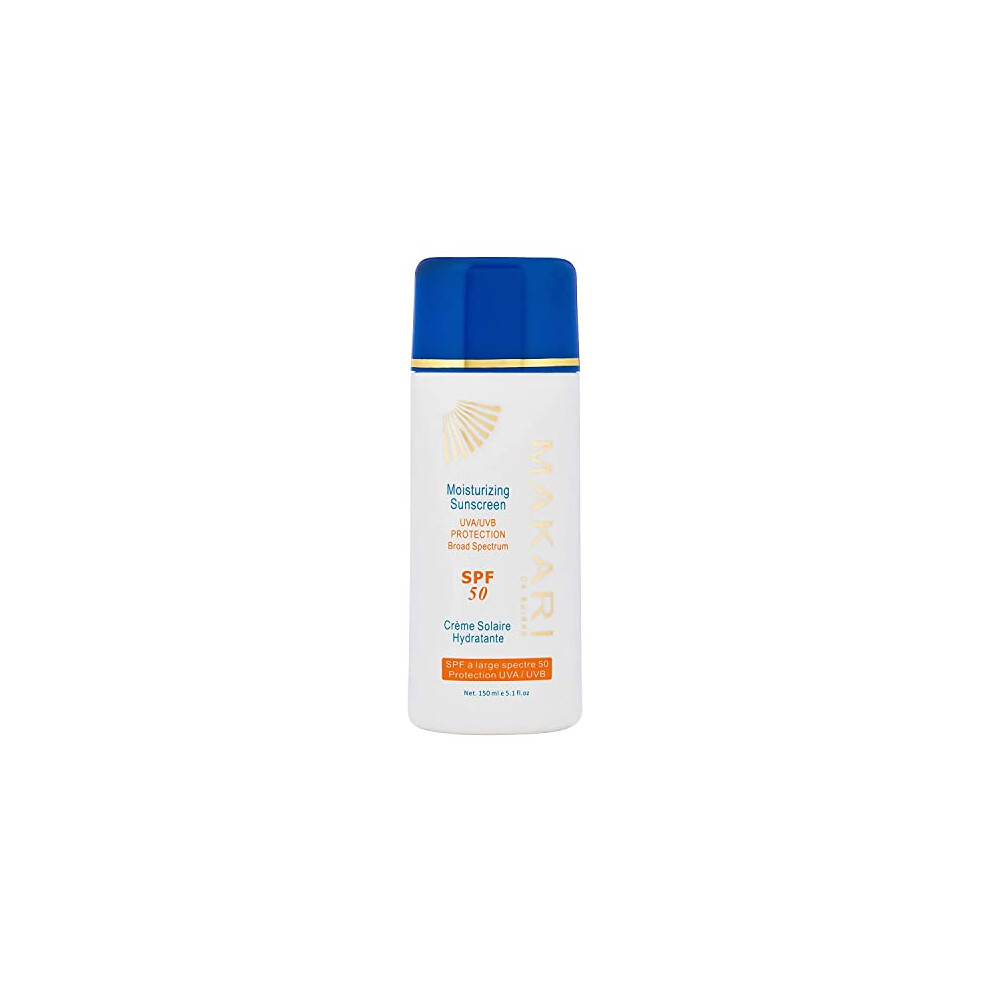 Moisturizing Sunscreen Broad Spectrum SPF 50 5.1 fl oz. – Sun Protection Lotion for Face and Body – Gentle Helps Prevent Premature Aging –