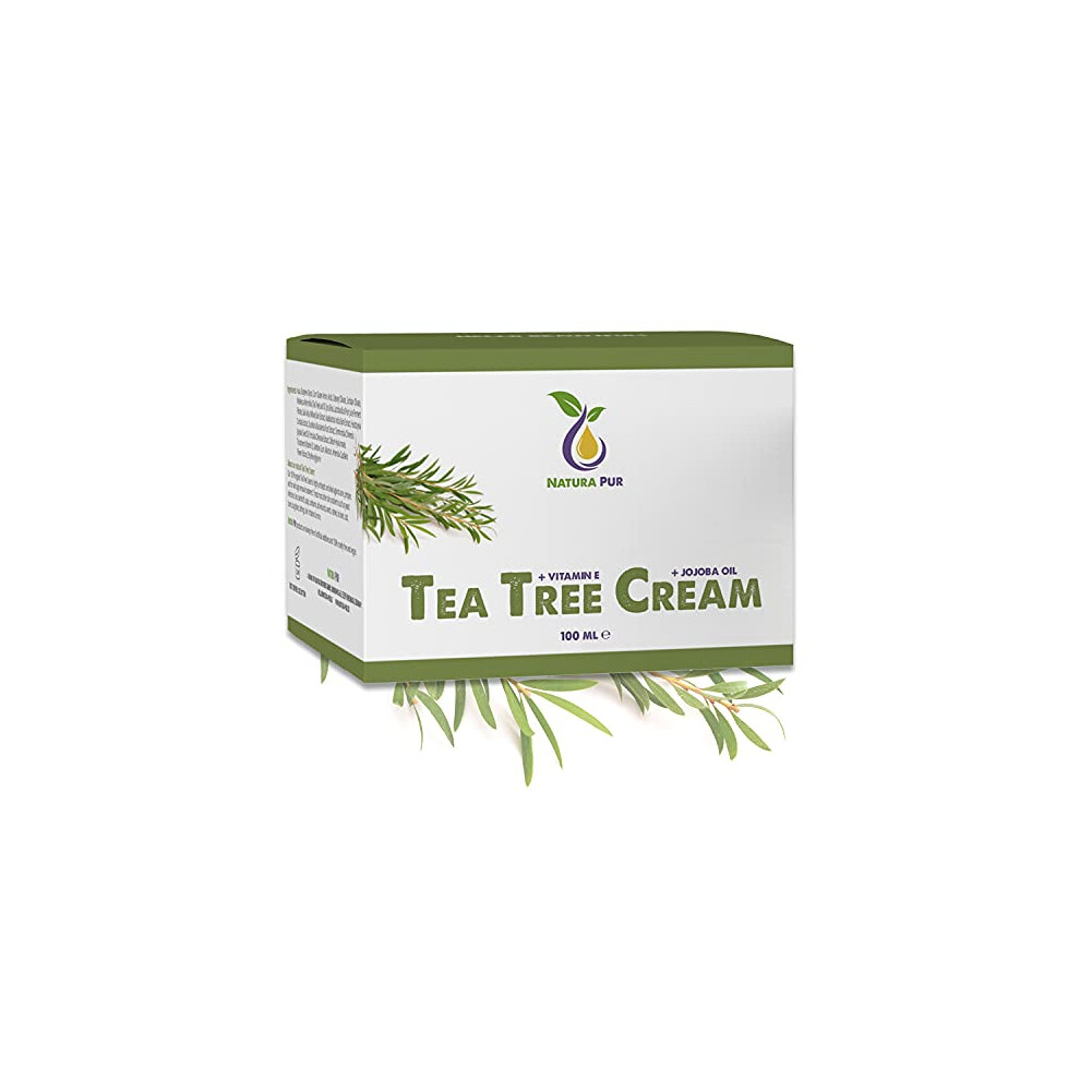Natura Pur Cream Organic Tea Tree Oil 100 Ml, Vegan