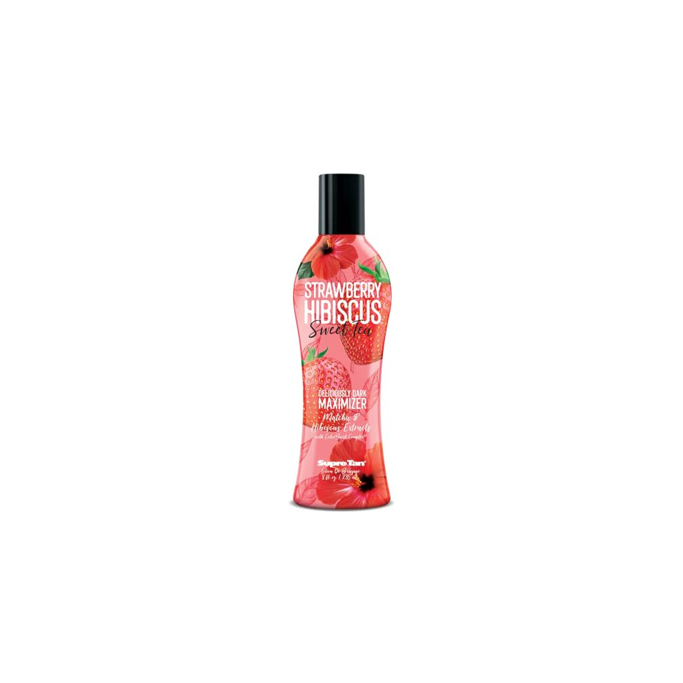 Supre Tan Strawberry Hibiscus Sweet Tea Deliciously Dark Maximizer Tanning Lotion (235Ml)