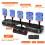 Nerf Target, 5 Electronic Digital Target for Nerf Guns, Shooting Targets with Auto-Reset, Scoring Target Includes 20 Bullets, Hand Wrist Bands, 2