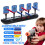 Nerf Target, 5 Electronic Digital Target for Nerf Guns, Shooting Targets with Auto-Reset, Scoring Target Includes 20 Bullets, Hand Wrist Bands, 4
