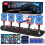 Nerf Target, 5 Electronic Digital Target for Nerf Guns, Shooting Targets with Auto-Reset, Scoring Target Includes 20 Bullets, Hand Wrist Bands, 1
