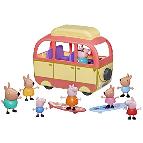 Peppa Pig ? Peppa ep?s??pteta? t? p??s?????? pa????d? Campervan Vehicle st?? ??st?a??a. ?e???a    ??e? 8 f?????e?, 4 a?es????, ??a ?????e? 3 ?a? ???
