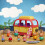 Peppa Pig ? Peppa ep?s??pteta? t? p??s?????? pa????d? Campervan Vehicle st?? ??st?a??a. ?e???a    ??e? 8 f?????e?, 4 a?es????, ??a ?????e? 3 ?a? ??? 3