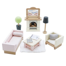 - Wooden Daisylane Sitting Room Dolls House Accessories Play Set For Dolls Houses | Dolls House Furniture Sets - Suitable For Ages 3+