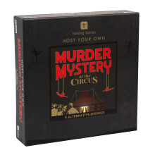 Circus Themed Murder Mystery Game at Home, Host Your Own Games Night and Solve the Crime, Reusable with 3 Endings For Dinner Party, Birthday,