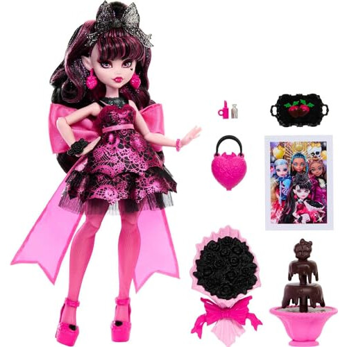 Monster High Κούκλα Monster High Monster Ball, Draculaura σε Εορταστικό Φόρεμα με Αξεσουάρ