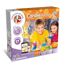Candle Factory - Candle Kit for Kids - Make Your Own Candles with this unique Candle Making Kit for Children with 12 Science Experiments for Kids -