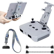 Supporto per tablet senza smontaggio per DJI Neo/Mini 4K/Mini 2 SE/Air 3/Mavic 3/Mini 3/Mini 4 Pro Supporto pieghevole per iPad da 7-12 pollici C