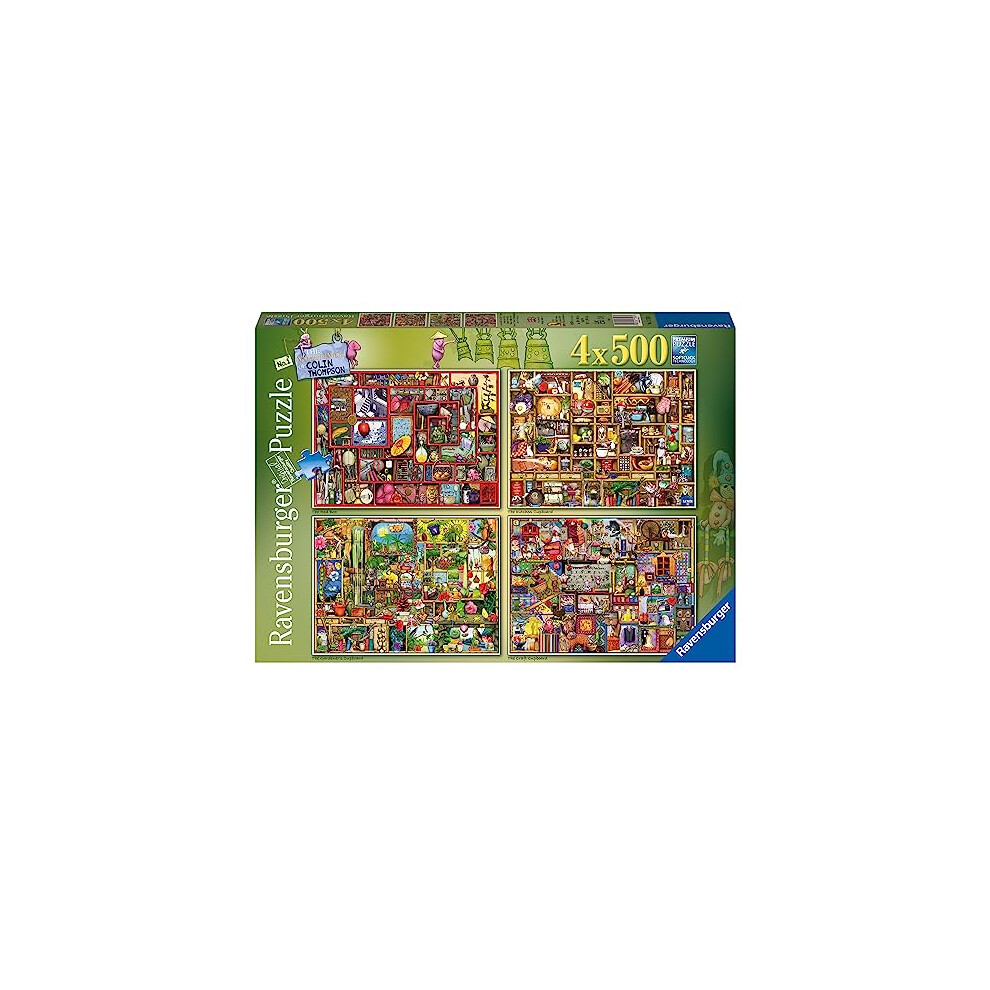 Wonderful World of Colin Thompson No.1-4x 500 Piece Jigsaw Puzzle for Adults and Kids Age 10 Years Up