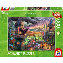 Puzzle 1000 pezzi: Thomas Kinkade: Malefica, Disney