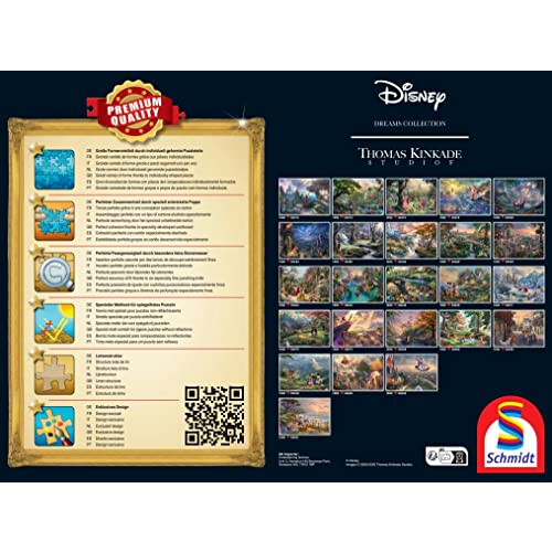 Puzzle 1000 pezzi: Thomas Kinkade: Malefica, Disney 2