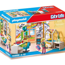 City Life 70988 Deluxe Teenager's Room, Toy for Children Ages 4+
