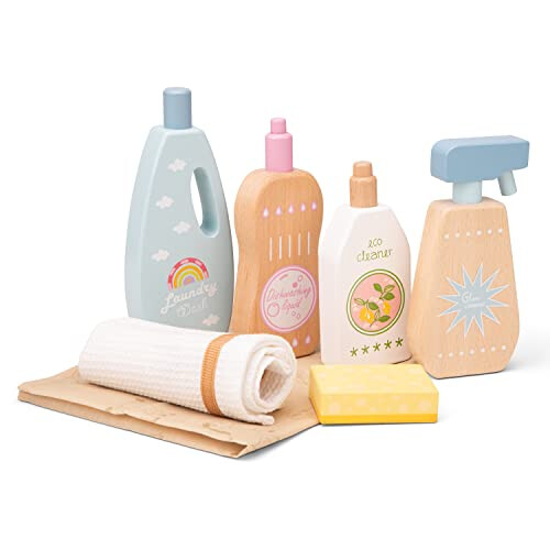 18370 Wooden Cleaning Detergents Set 1