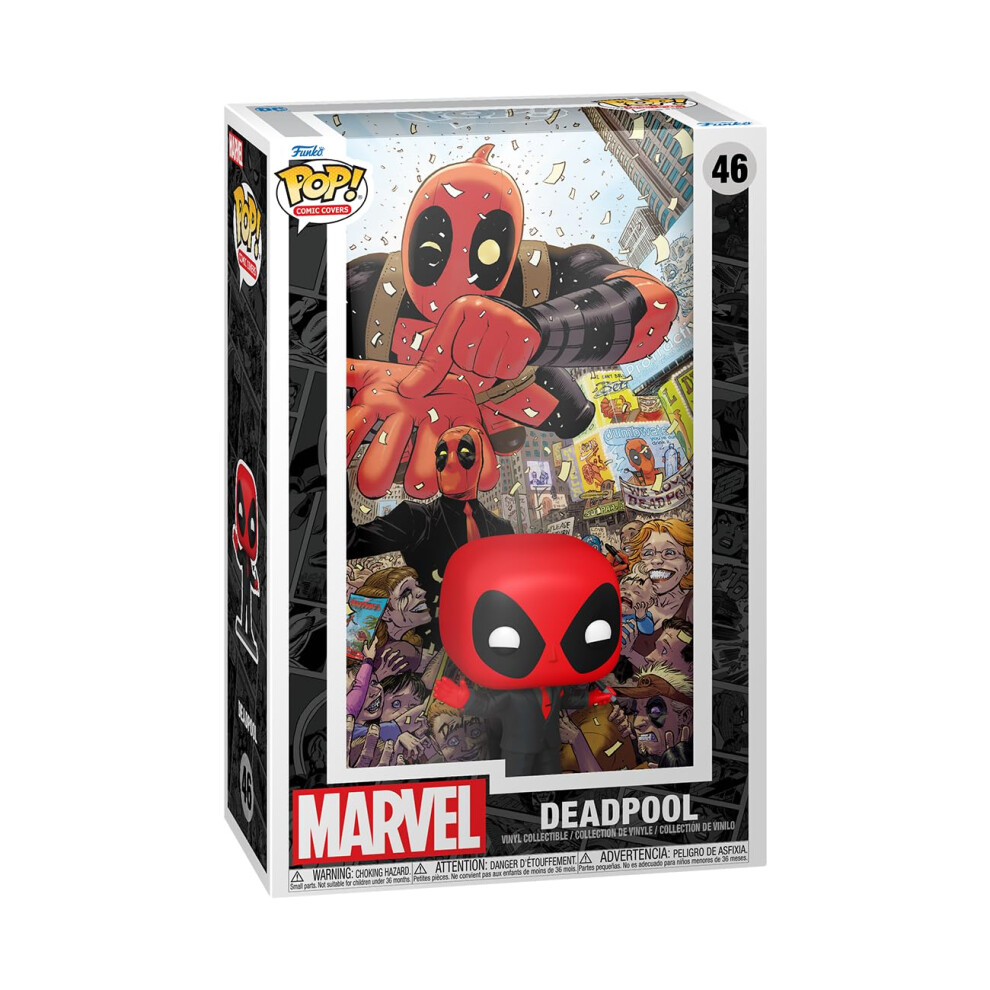 POP! Comic Cover: Marvel - Skrull - Deadpool - (2025) #1 Deadpool In Black Suit - Marvel Comics - Collectable Vinyl Figure - Gift Idea - Official