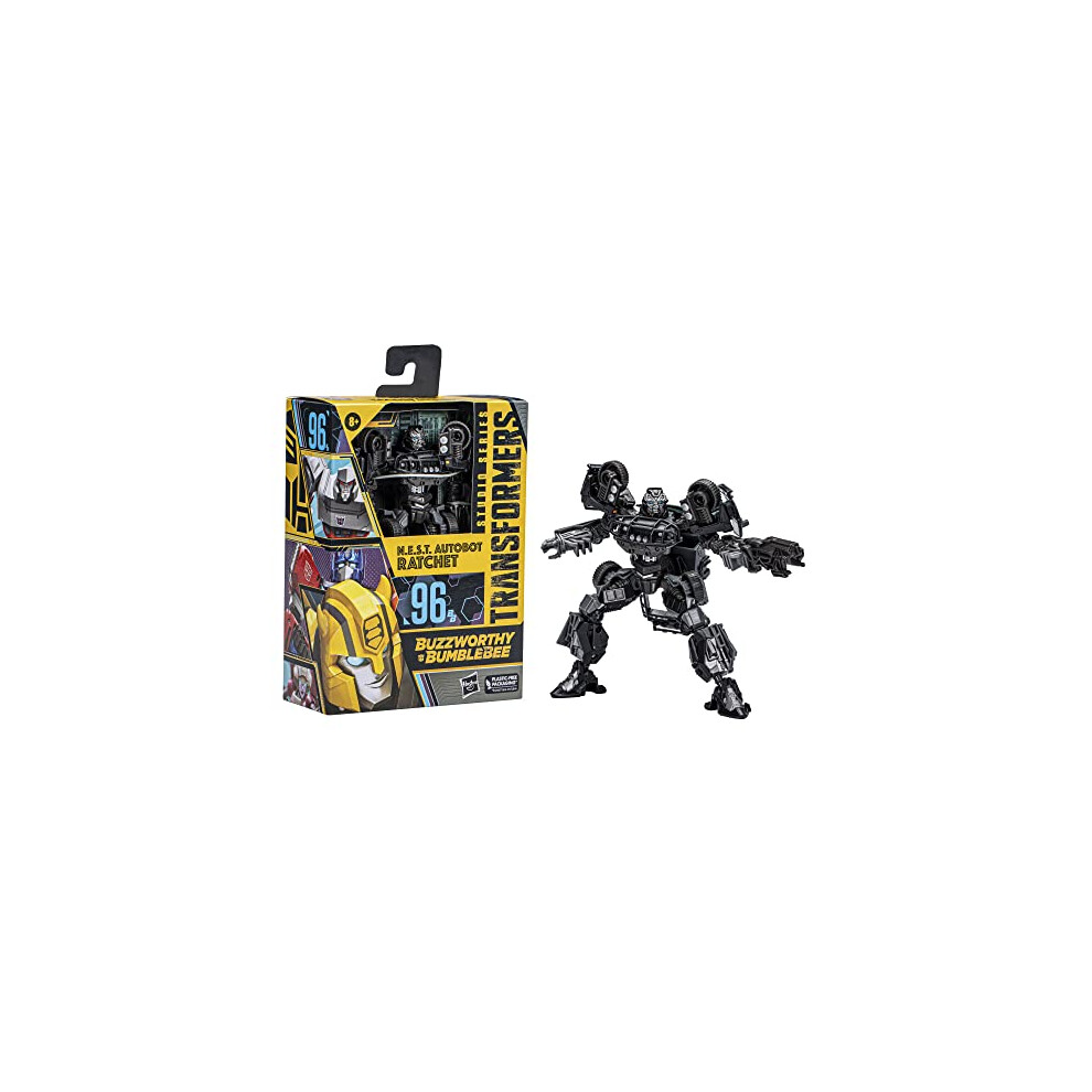 Transformers Hasbro Studio Series 96 Buzzworthy Bumblebee N.e.s.t. Autobot Ratchet Deluxe Action Figure
