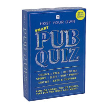 Pub Quiz Game Cards & Score Board Poster | Host Your Own Games Night, Competitive After Dinner Party, General Knowledge Trivia Questions & Answers,