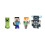Jada MINECRAFT 2.5 INCH FIGURE 4 PACK 2