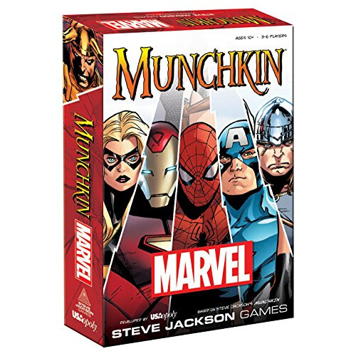 USAopoly Steve Jackson Games - Munchkin: Marvel - Board Game