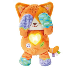 Baby Peek-a-Boo Paws, Interactive Peek-A-Boo Toy with Soothing Nature Sounds, Songs & Melodies, Soft Sensory Kitty, Gift for Babies 10, 12, 18, 24