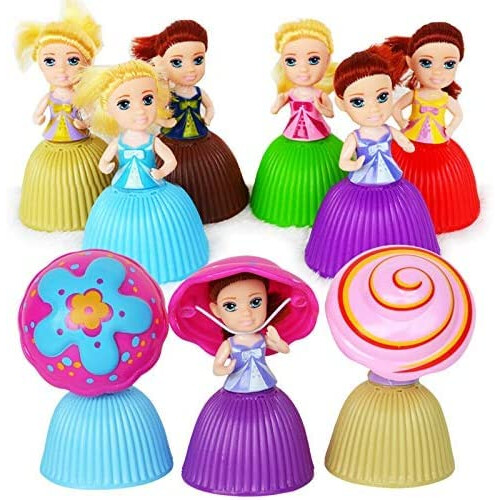 6PCS Mini Beautiful Cake Doll Toy Surprise Cupcake Princess Doll Toys for Children Kid Transformed Scented Girls Funny Game Gift on OnBuy