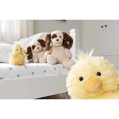 Steiff 083594 Soft Cuddly Friends Peppi whelp, cream, 28 cm 1