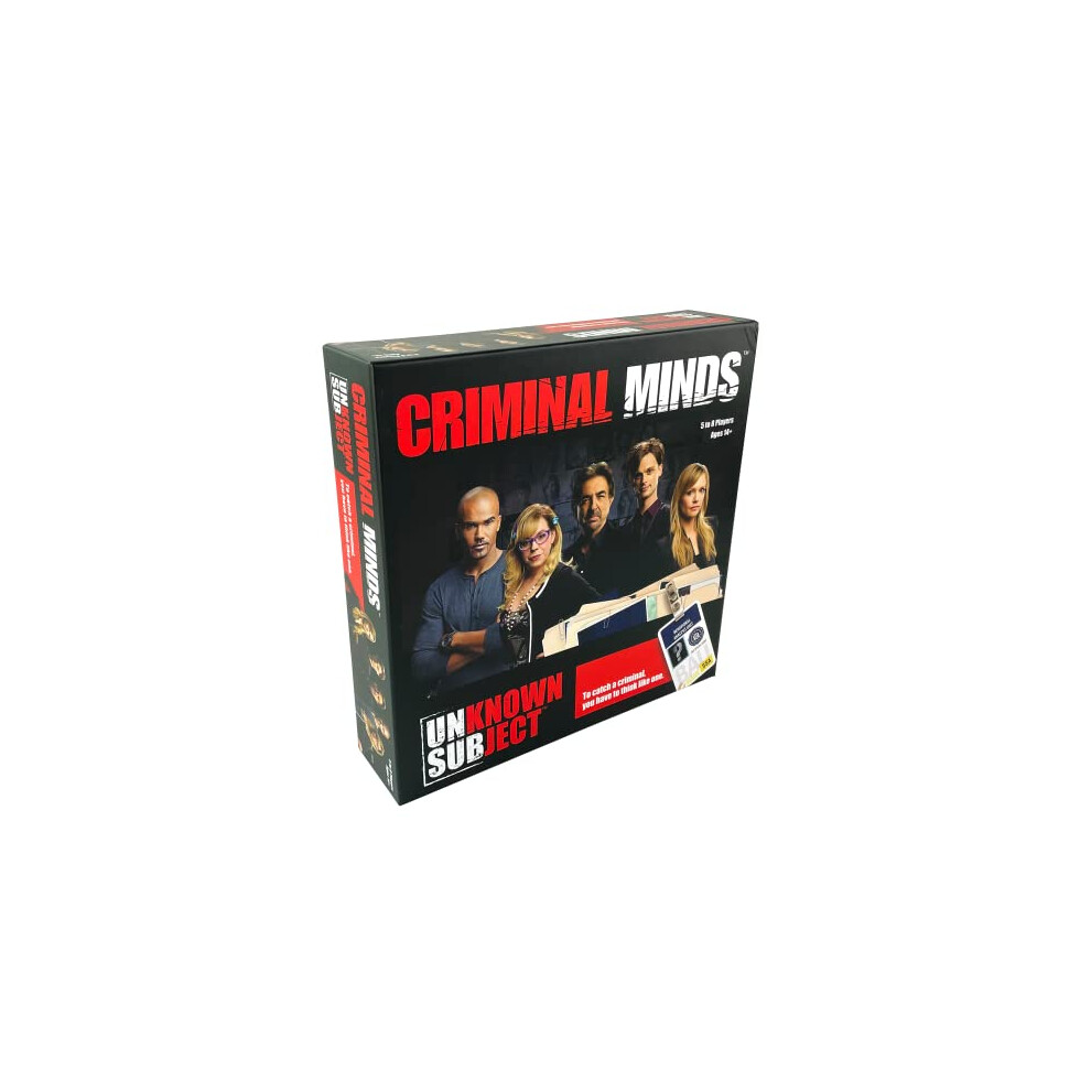 Criminal Minds Unknown Subject - Unsub - Fast-Paced Social Deduction Game - Play as Characters from The Hit Show - Ages 14+ - 5â8 Players,