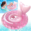 Baby Swimming Ring Seat Inflatable Mermaid 3