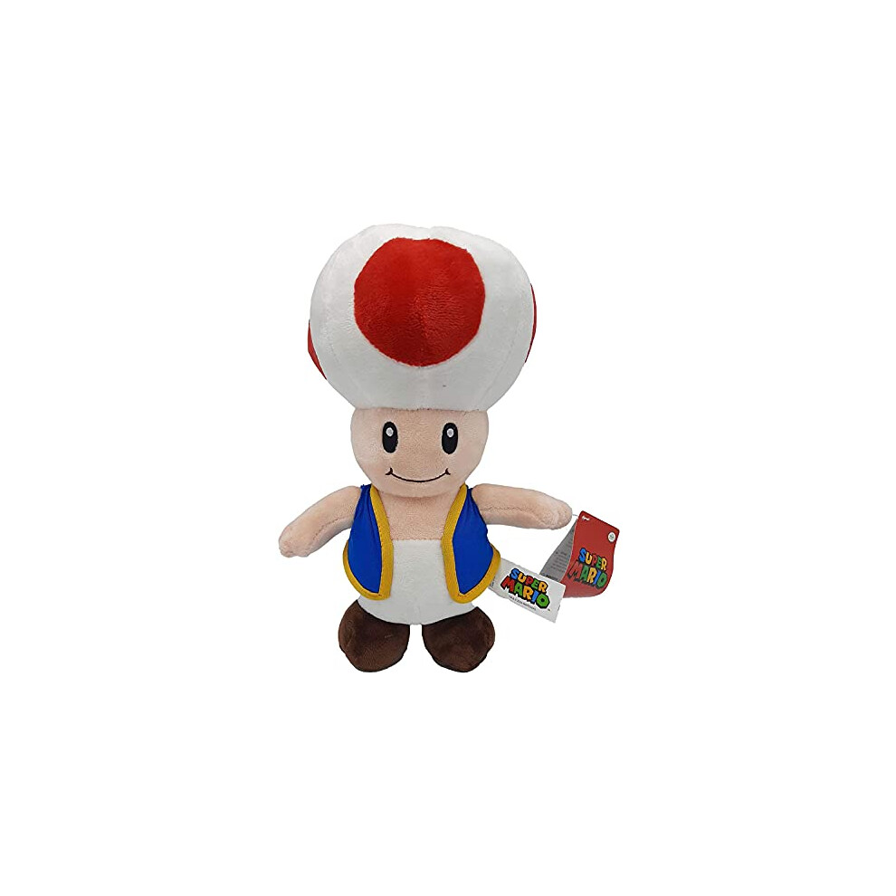 Super Mario-Kong-Luigi-Toad-Yoshi,Plush,Soft Toys,5 Characters Available! (Toad :32cm)