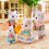 Sylvanian Families Latte Cat Family 4