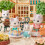 Sylvanian Families Latte Cat Family 3