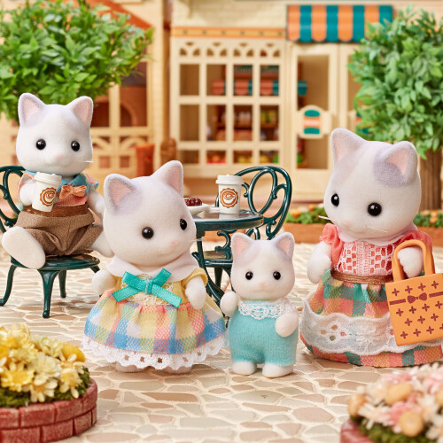 Sylvanian Families Latte Cat Family 2