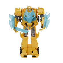 Toys Bumblebee Cyberverse Adventures Dinobots Unite Roll N' Change Bumblebee Action Figure, 6 and Up, 10-inch, Multicolor (F2730)