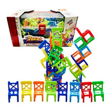 100PCS Balancing Chairs game. Family Game Stack,Intelligence and balance toy, tboard games for children and adults