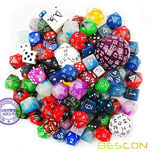 Bescon Big Better Rejects Dice Pack 100+, Second Dice Set 100pcs 2