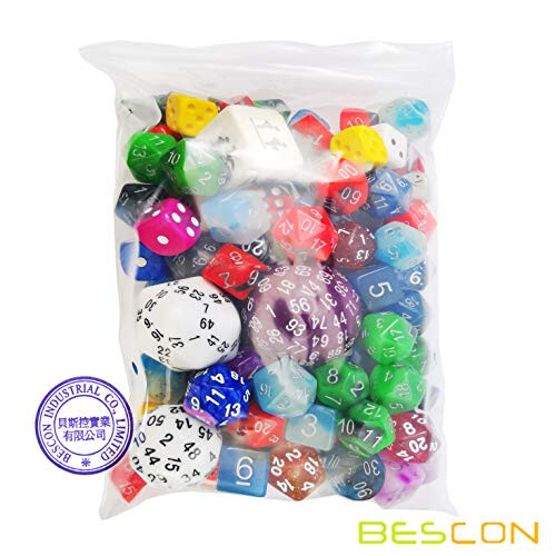 Bescon Big Better Rejects Dice Pack 100+, Second Dice Set 100pcs 1