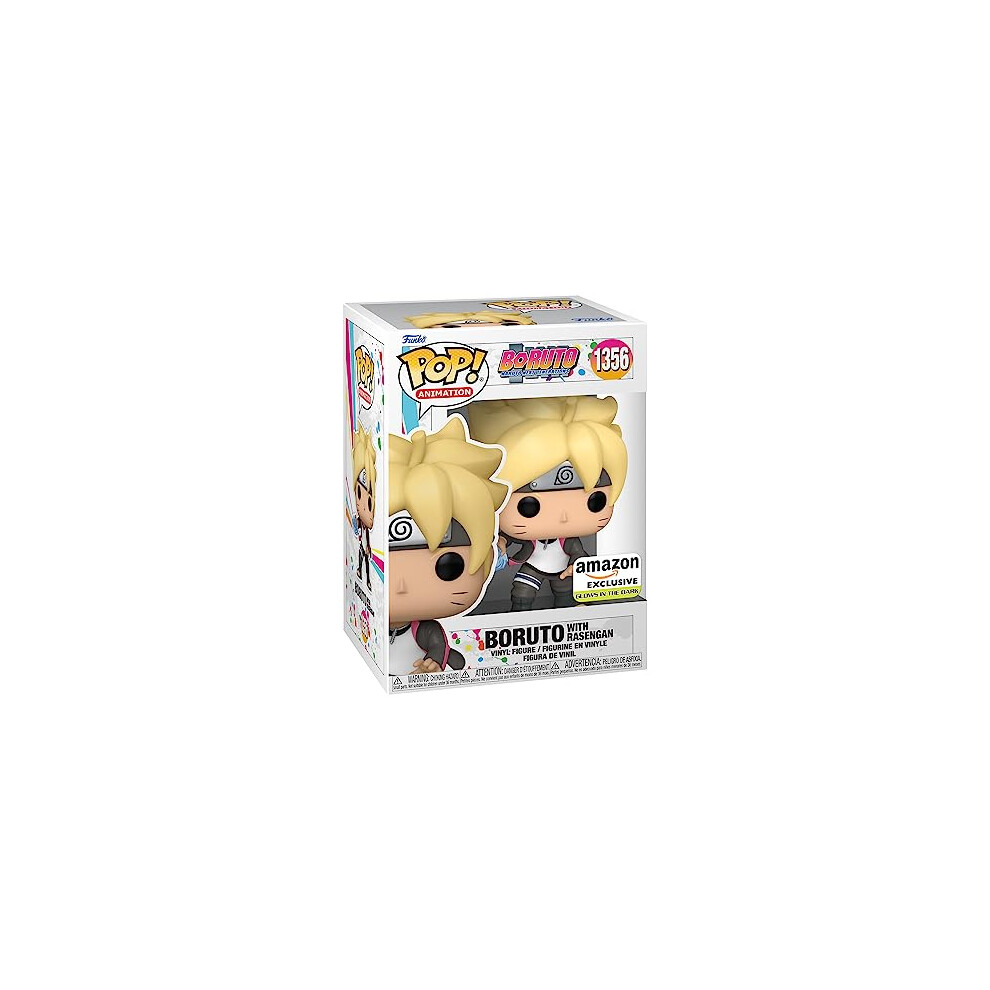 POP! Animation: Boruto - Boruto Uzumaki With Ransengan - Glow In the Dark - Boruto: Naruto Next Generations - Amazon Exclusive - Collectable Vinyl